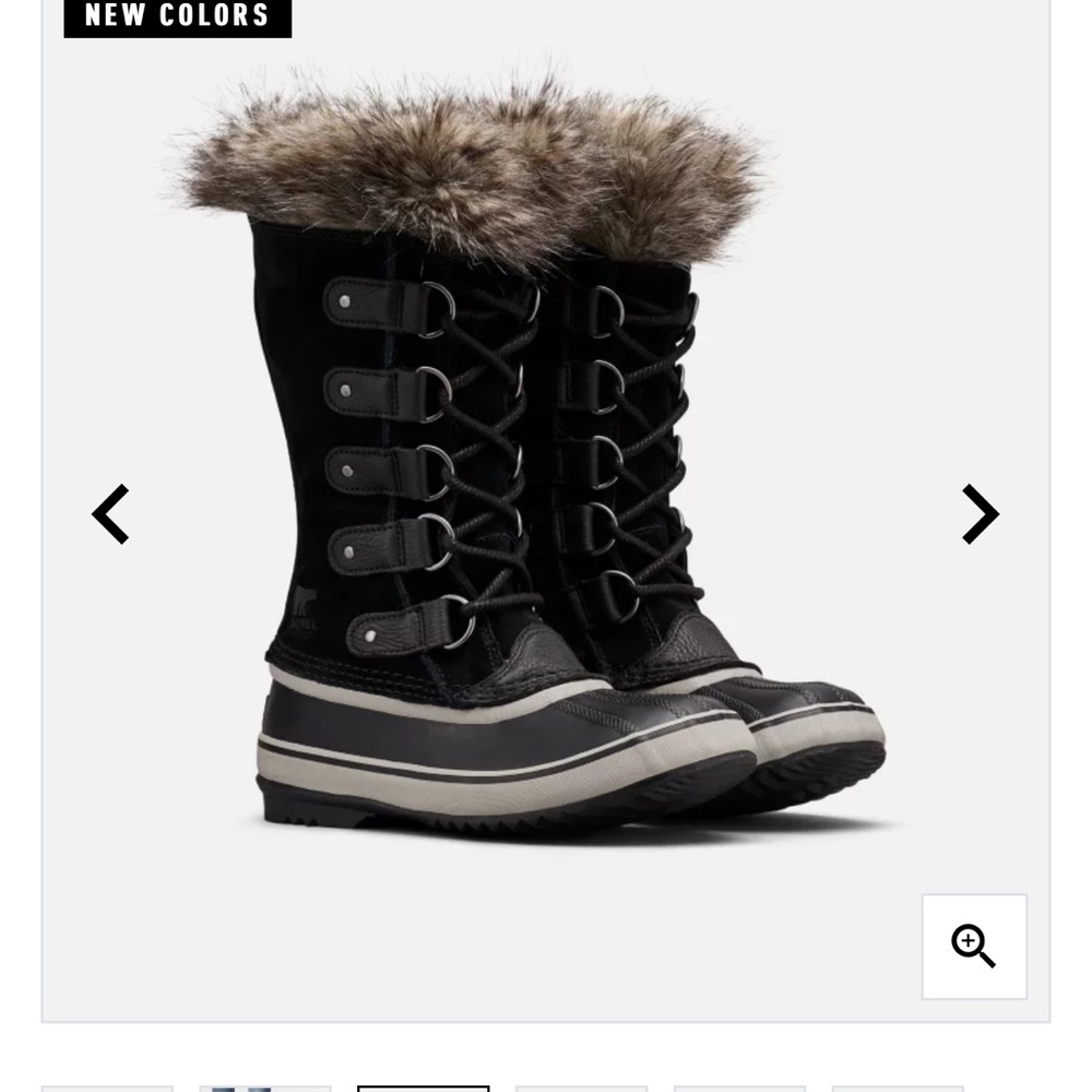 Sorel Joan of Arctic Black Snow Boots 6.5